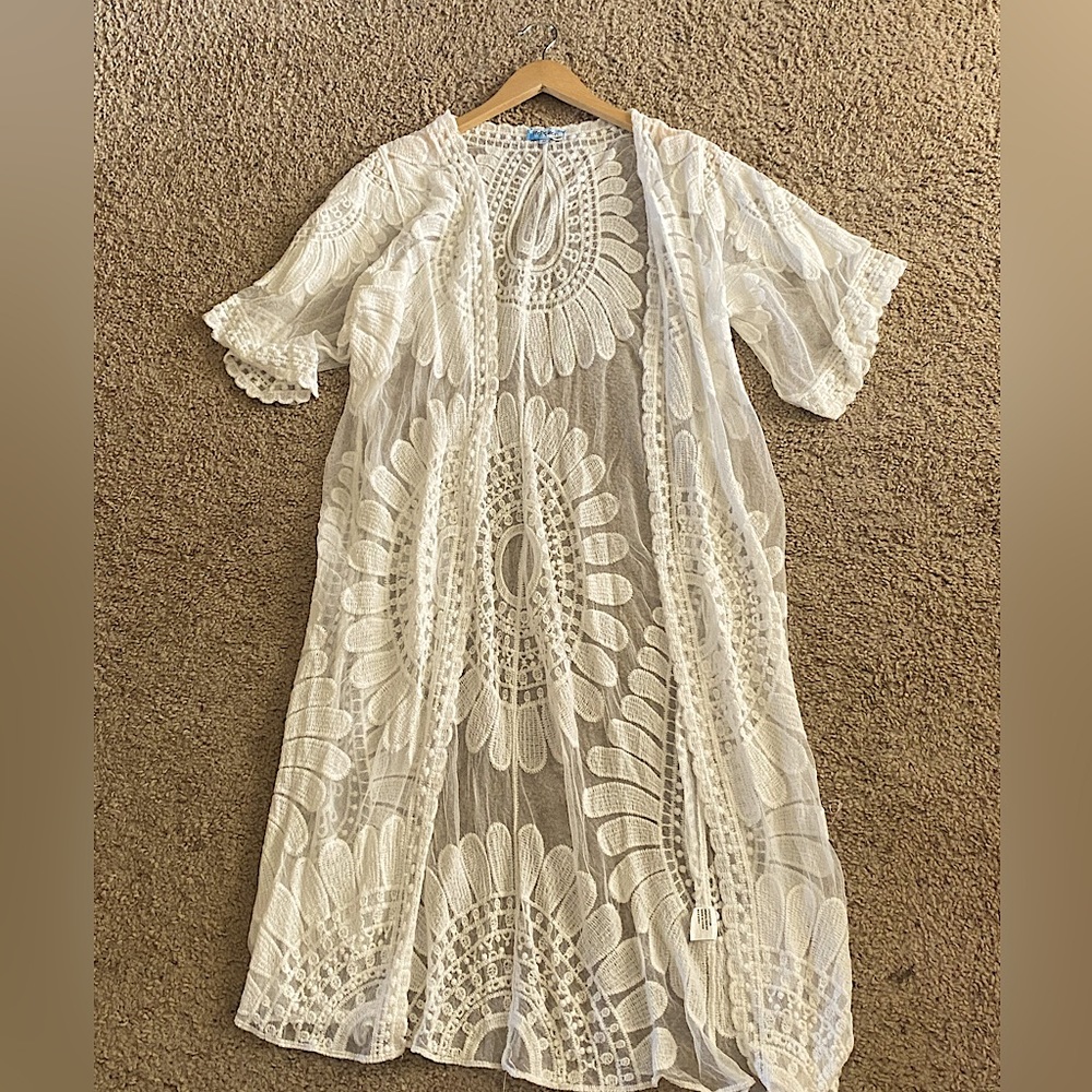 White Lace Kimono END OF SUMMER SALE👙🏖🌴
